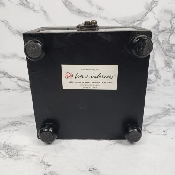 Home Interiors Clock Box Vintage - Picture 9 of 10